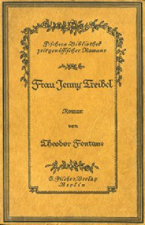 [Gutenberg 46184] • Frau Jenny Treibel: Roman aus der Berliner Gesellschaft